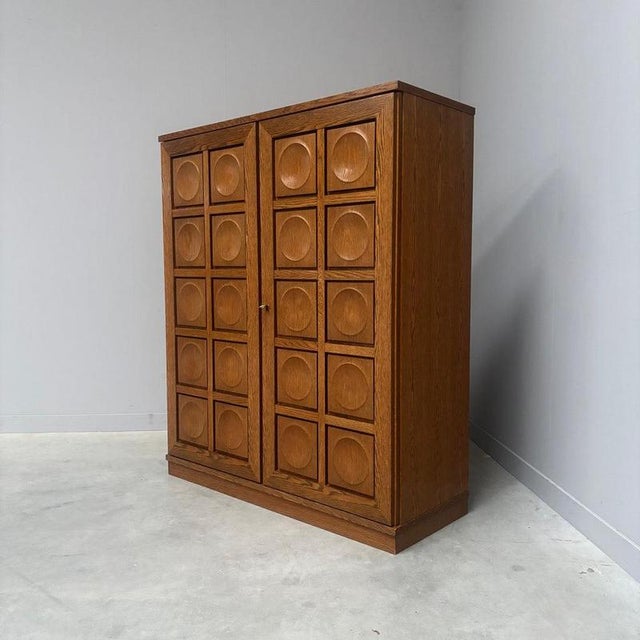 Wood Vintage Brutalist Style Highboard by Bartels, 1970s For Sale - Image 7 of 16