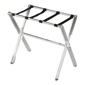 Crystal Clear Folding Acrylic Luggage Rack, Clear