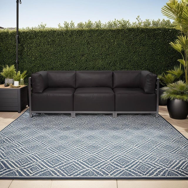 Axis 3pc Sectional Atlantis Black Titanium Frame For Sale - Image 9 of 10