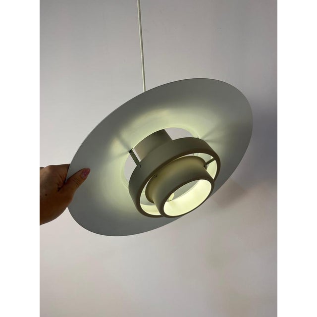 Brown Falcon Pendant Lamp in Brown by Andreas Hansen for Fog & Mørup For Sale - Image 8 of 11