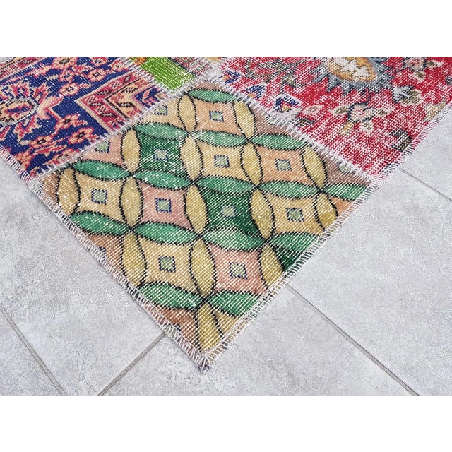 Mid 20th Century Turkish Natural Bohemian Runner For Sale - Image 4 of 10