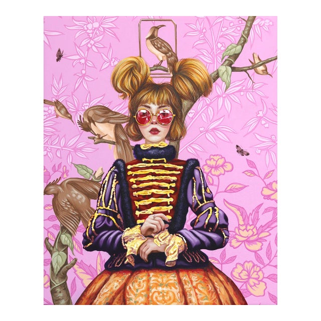 "The Top Songbirds" Original Artwork by Carlos Gamez De Francisco For Sale