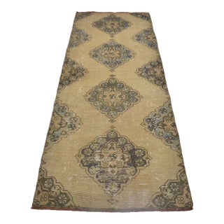 1960s Biege Turkish Ethnic Rug For Sale