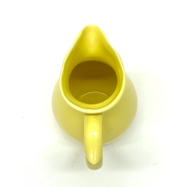 Mid-Century Modern Mid 20th Century Eclectic Citrus Motif Ceramic Pitcher Curation - Set of 3 For Sale - Image 3 of 8