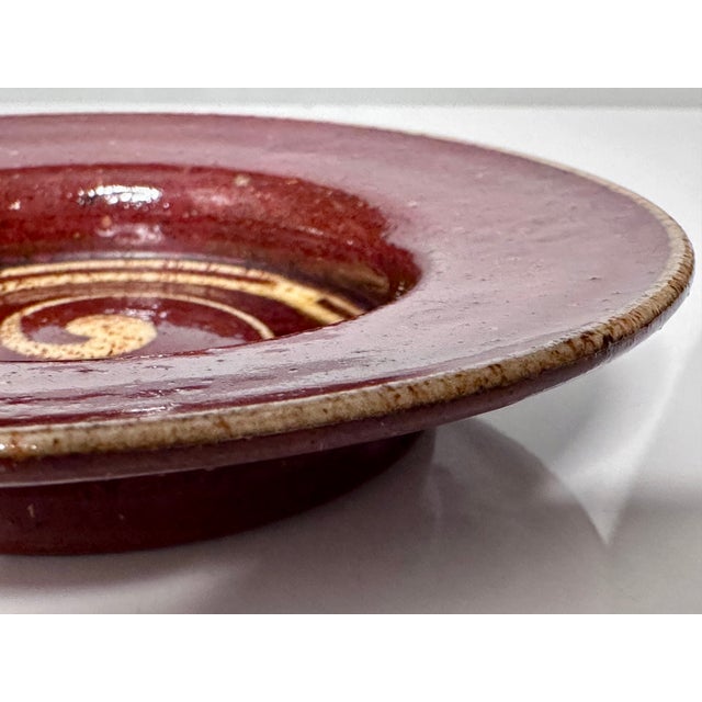 Studio Ceramic Art Flat Bowl from Helma Klett, Germany, 1960s For Sale - Image 4 of 11