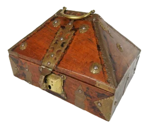 Antique Kerala Indian Jewelry Box