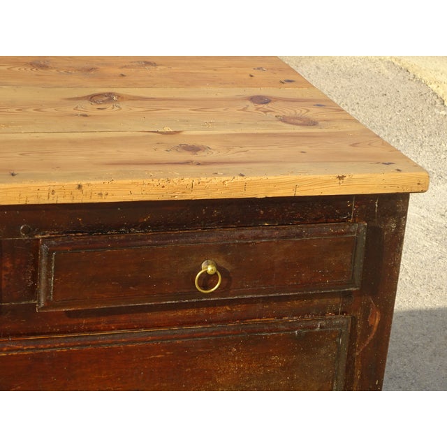 Antique Chest of Drawers in Beech, 1800s For Sale - Image 4 of 18