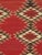 Authentic Navajo Rug Early Red Field Geometric Textile Hand-Spun Wool Circa 1900 For Sale - Image 14 of 18