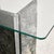 Console table with slate stone legs from the 1980s. Thanks to its design and materials, it is an elegant and timeless...