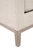 Essentials for Living Keaton Cream Fabric Accent Stool For Sale - Image 4 of 6