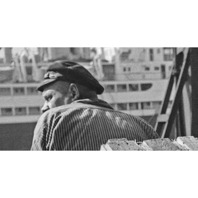Traditional A Worker at Hamburg Harbor, Germany 1937, Printed 2021 For Sale - Image 3 of 5