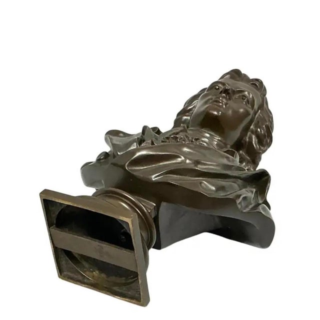 F. Barbedienne Bronze Bust of Friedrich Schiller For Sale - Image 9 of 10