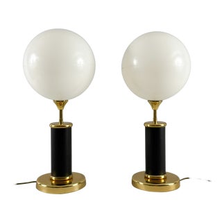 Vintage Table Lamps by Josef Busche, 1980s, Set of 2 For Sale
