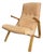 Mid Century Knoll Eero Saarinen Grasshopper Leather Lounge Chair For Sale