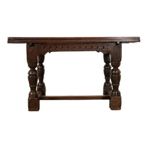 17th Century French Solid Oak Extending Dining Table