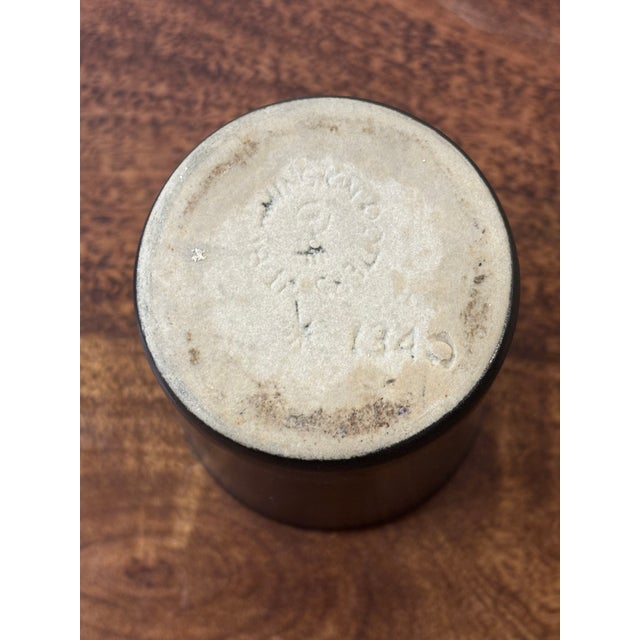 Gordon & Jane Martz Vintage Mid-Century Modern Studio Ceramic Lidded Jar - Slate Black For Sale - Image 4 of 7