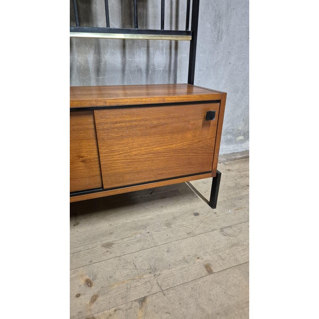 Mid-Century Modern Hallway Coat Rack with Mirror by Alfred Hendrickx for Belform, Belgium, 1940s For Sale - Image 13 of 18