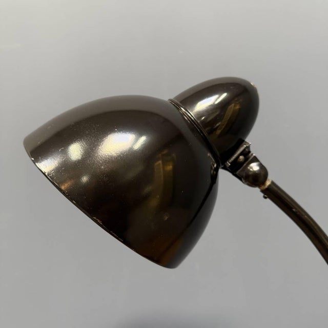 Bauhaus Black Table Light from Beha, 1930s For Sale - Image 6 of 18