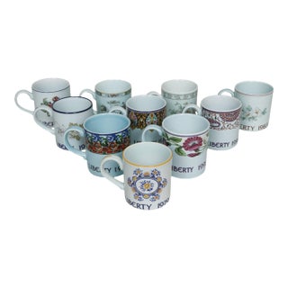 Liberty of London Collectible Year Mugs 1979-1999, Set of 10 For Sale