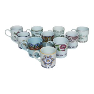 Liberty of London Collectible Year Mugs 1979-1999, Set of 10