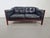 Mid-Century Modern Scandinavian Monte Carlo Sofa in Black Leather and Wood by Ingvar Stockum, 1965 For Sale - Image 14 of 18
