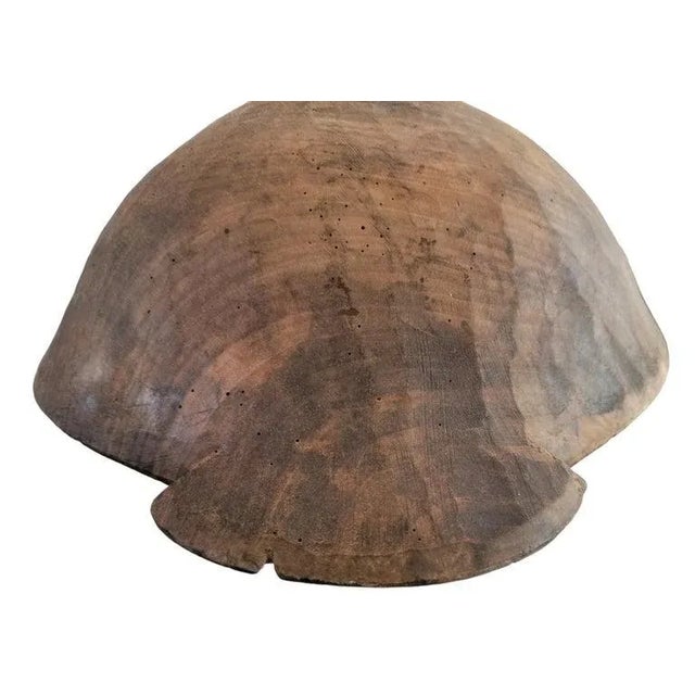 19Thc Hand Carved Dough Bowl For Sale - Image 4 of 4