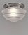 Silver Large French Art Deco Flush Mount - 1930s France For Sale - Image 8 of 11