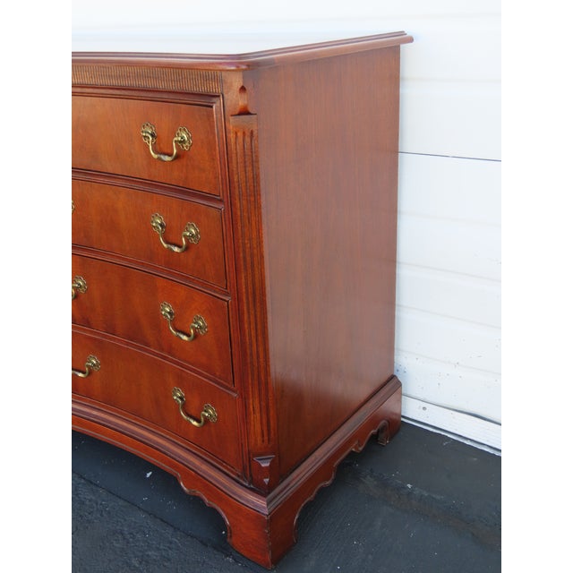 Lexington Mahogany Serpentine Long Dresser 6566 For Sale - Image 9 of 18