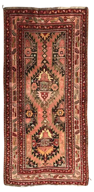 Antique Caucasian Karabagh Rug, 1890s