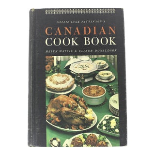 1965 Canadian Cook Book Cookbook Retro Kitchen Decor, Old Linen Hardcover Gift Foodie, Shower Gift, Bride, Classic For Sale