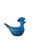 Mid 20th Century Italian Bitossi Rimini Cerulean Blue Pottery Bird Figurine For Sale - Image 10 of 10