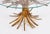 Metal Vintage Hollywood Regency Gilded Wheat-Sheaf Coffee Table, 20th Century For Sale - Image 7 of 14