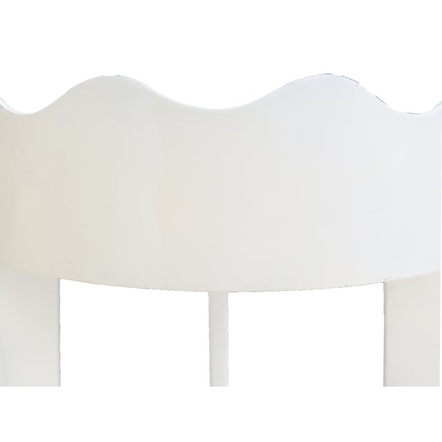 Sculptural Beach / Coastal Wave Accent Table For Sale - Image 4 of 4