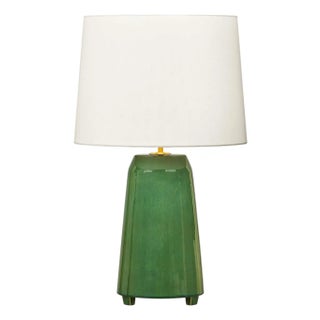 Hable by Visual Comfort Studio Nell Table Lamp in Green Ceramic For Sale