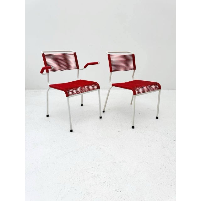 Metal Sissach Spaghetti Chairs from Bigla, 1960s, Set of 4 For Sale - Image 7 of 14