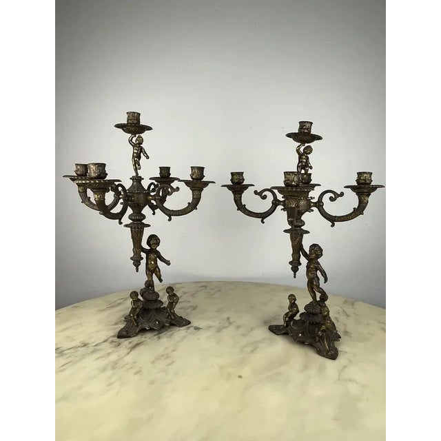 Italian Candleholders, 1960s, Set of 2 For Sale - Image 9 of 9