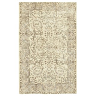 Vintage Turkish Handmade Rug For Sale