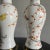 1960's Ceramic Lamps Chinoiserie Cherry Blossom & Butterfly - A Pair For Sale - Image 4 of 11