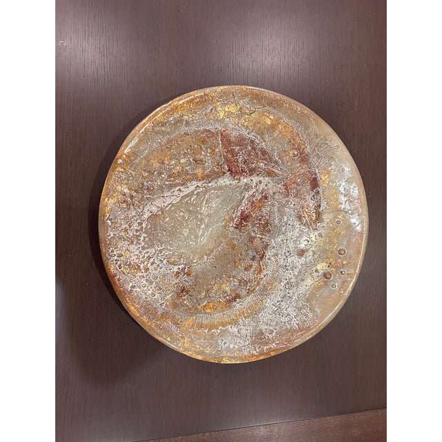 2000 - 2009 Decorative Chinoiserie Fish Platter / Wall Plate For Sale - Image 5 of 7
