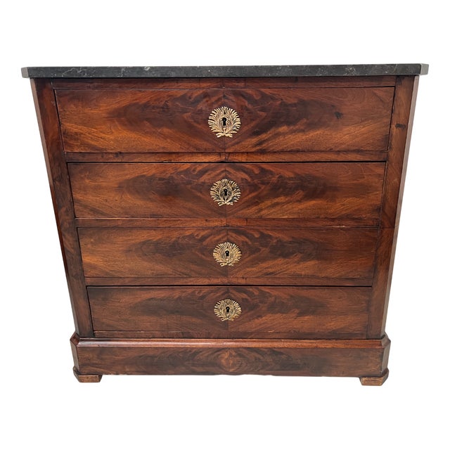 Louis Philippe Mahogany Chest of Drawers, 1800s For Sale