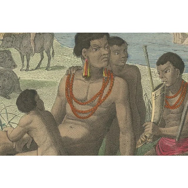 Mid 19th Century South African Family Gathering, 1856, Lithograph For Sale - Image 5 of 10
