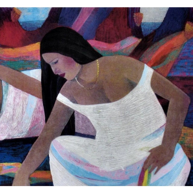 Mario Cespedes, Untitled, Two Women, Circa 1990 For Sale - Image 4 of 9