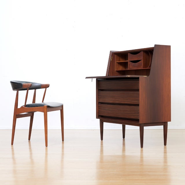 Mid Century Secretary Desk Attributed to Richard Hornby for Heals of London For Sale - Image 10 of 10