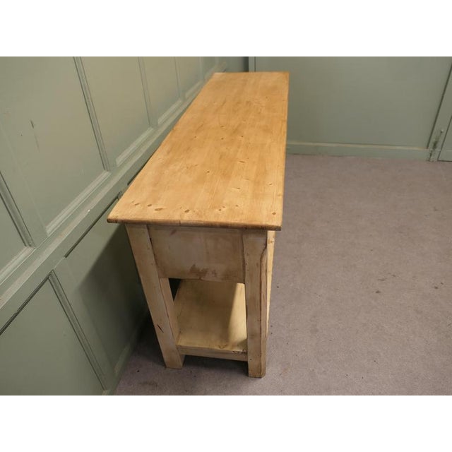 1970s 20th Century Rustic Painted Pine Pot Board Dresser, 1970s For Sale - Image 5 of 8
