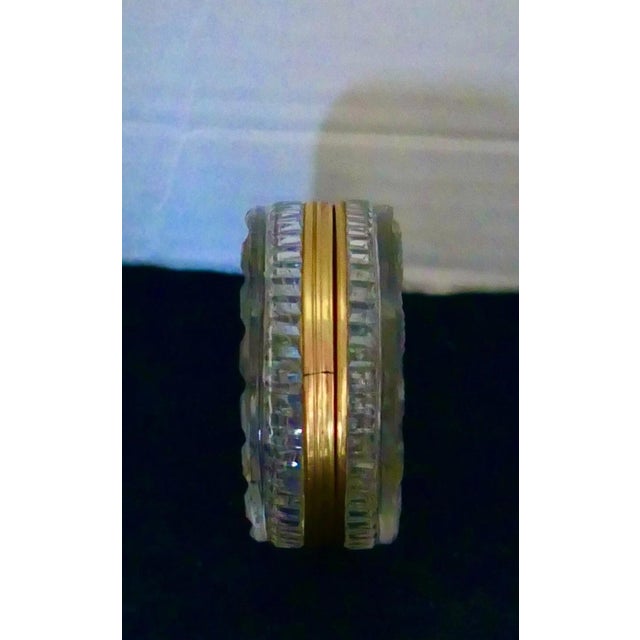 Early 20th Century Crystal trinket box small For Sale - Image 4 of 10