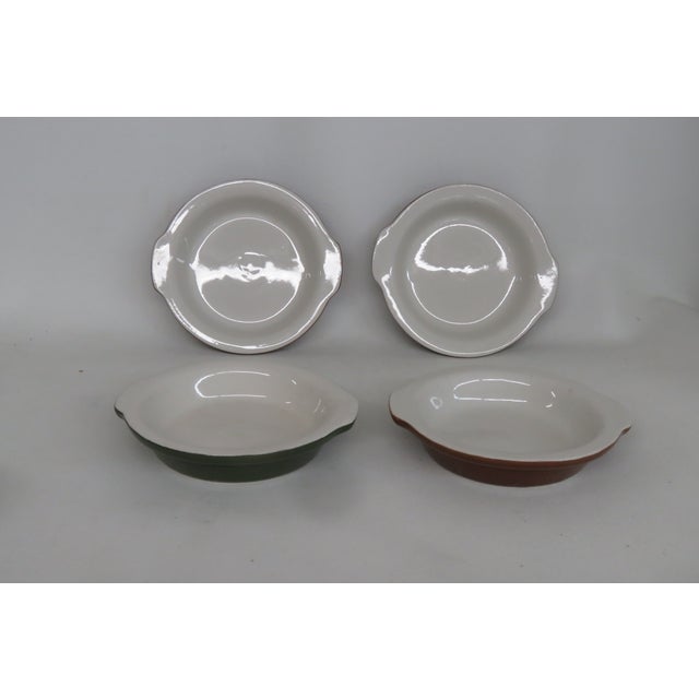 Ceramic Hall Pottery 512 Crock Bowl 4pc Set Mid Century Ceramic Casserole Dishes 4508b For Sale - Image 7 of 14