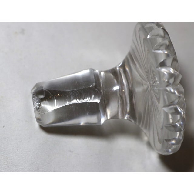 Antique Latham & Morton Blown Glass Sterling Silver Glug Glug Liquor Decanter For Sale - Image 11 of 12