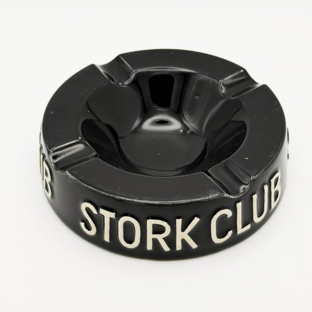 Vintage Stork Club Nyc Ashtray For Sale - Image 4 of 6