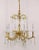 Gold Vienna Baroque Gilt Crystal Glass Chandelier from Lobmeyr, 1940s For Sale - Image 8 of 11