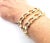 1980s Bvlgari Bulgari Diamond Set of Two Yellow Gold Link Bracelets Necklace For Sale - Image 12 of 12